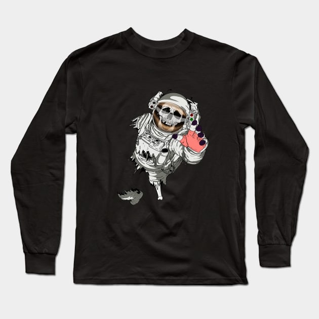 cosmonaut Long Sleeve T-Shirt by Tch_Viktor_25